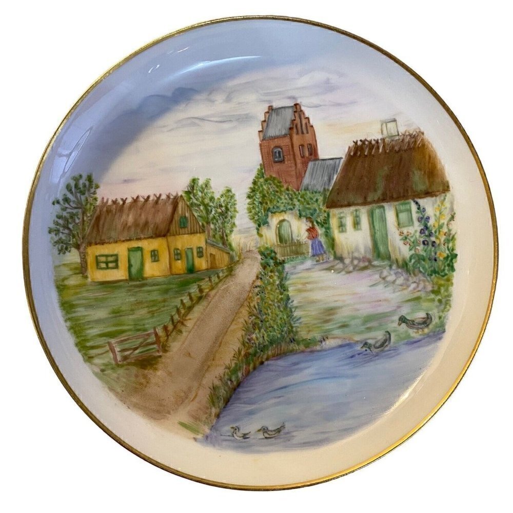 Vintage Artzberg Hutschenreuther Gruppe Germany 6.75" Plate Handpainted … - Picture 3 of 4